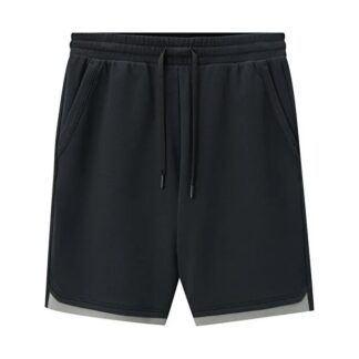 Giordano Men's 69% Cotton 22% Polyester 9% Elastane Knitted Shorts