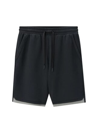 Giordano Men's 69% Cotton 22% Polyester 9% Elastane Knitted Shorts