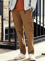 Giordano Men's 100% Cotton Woven Trousers