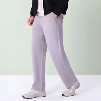 Giordano MEN'S 48% POLYESTER 47% COTTON 5%SPANDEX KNITTED PANTS