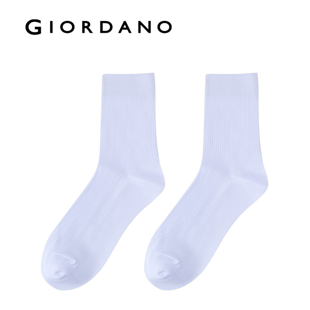 Giordano MEN'S 78% COTTON 21% POLYESTER 1% ELASTANE KNITTED SOCKS (2 PC5/PKG) 1 Giordano MEN'S 78% COTTON 21% POLYESTER 1% ELASTANE KNITTED SOCKS (2 PC5/PKG)