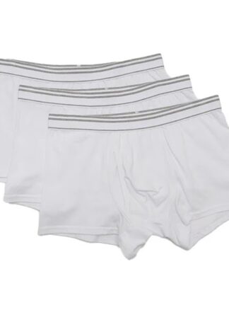 Giordano Mens' 95% Cotton 5% Spandex Knitted Underpants (3 PCS/PKG)
