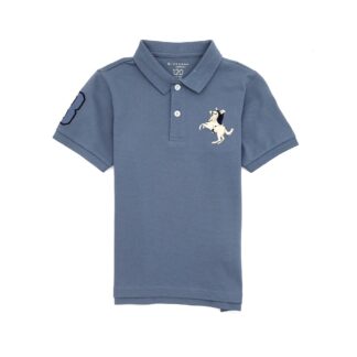 Giordano Boy's 97% Cotton 3% Lycra Knitted Polo Shirt