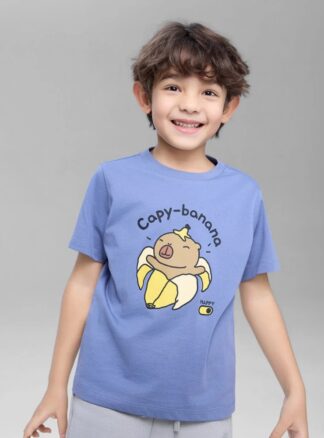 Giordano BOY’S 100% COTTON KNITTED T-SHIRT