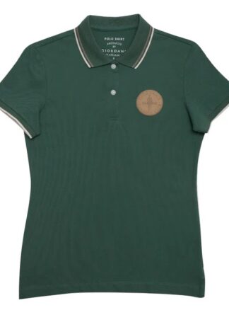 Giordano Women's 97% Cotton 3% Lycra Knitted Polo Shirt