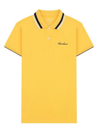 Giordano Women's 97% Cotton 3% Lycra Knitted Polo Shirt