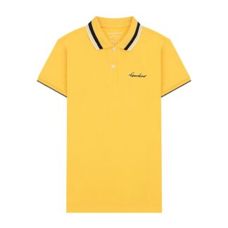 Giordano Women's 97% Cotton 3% Lycra Knitted Polo Shirt