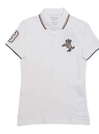 Giordano Women's 97% Cotton 3% Lycra Knitted Polo Shirt