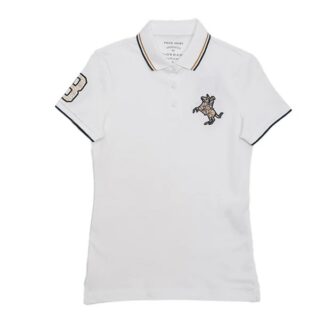 Giordano Women's 97% Cotton 3% Lycra Knitted Polo Shirt