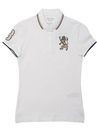 Giordano Women's 97% Cotton 3% Lycra Knitted Polo Shirt