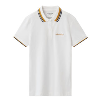 Giordano Women's 97% Cotton 3% Lycra Knitted Polo Shirt
