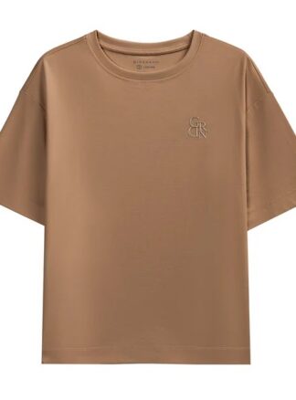 Giordano Women's 100% Cotton Knitted T-Shirt