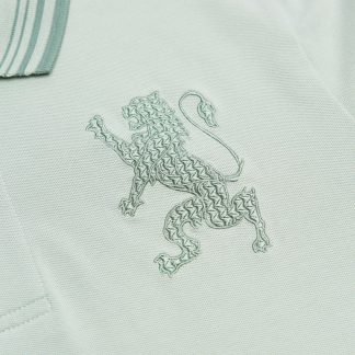 Giordano Men's Cotton Slim Polo With 3D Lion Embroidery