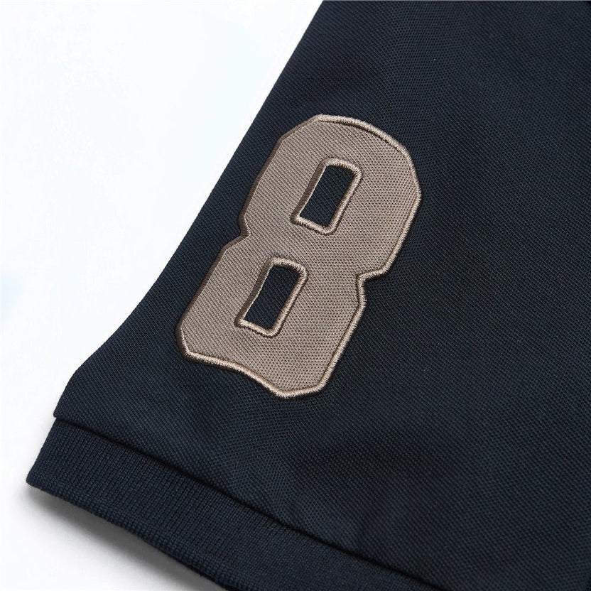 Giordano Men's Cotton Slim Polo With 3D Lion Embroidery