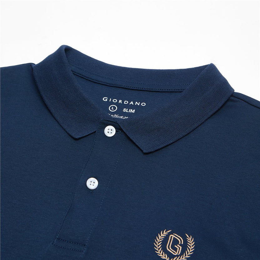 Giordano Men's Slim Liquid Touch Interlock Polo 3 Giordano Men's Slim Liquid Touch Interlock Polo