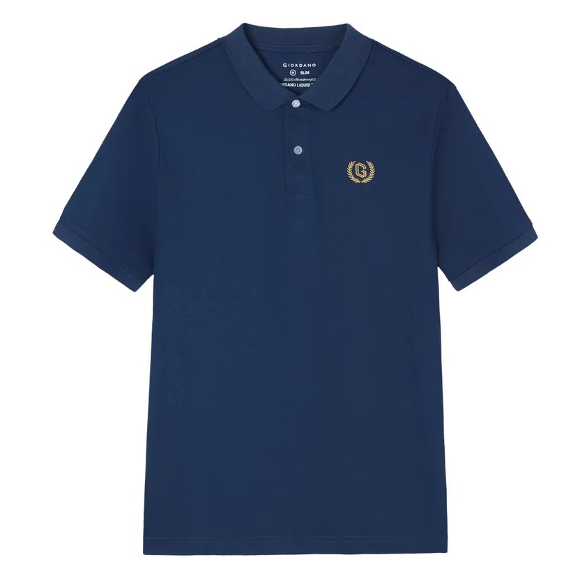 Giordano Men’s Slim Fit Liquid Touch Cotton Interlock Polo 2 Giordano Men’s Slim Fit Liquid Touch Cotton Interlock Polo