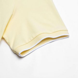 Giordano Men’s Slim Pique Solid Polo with Flat Knit Collar