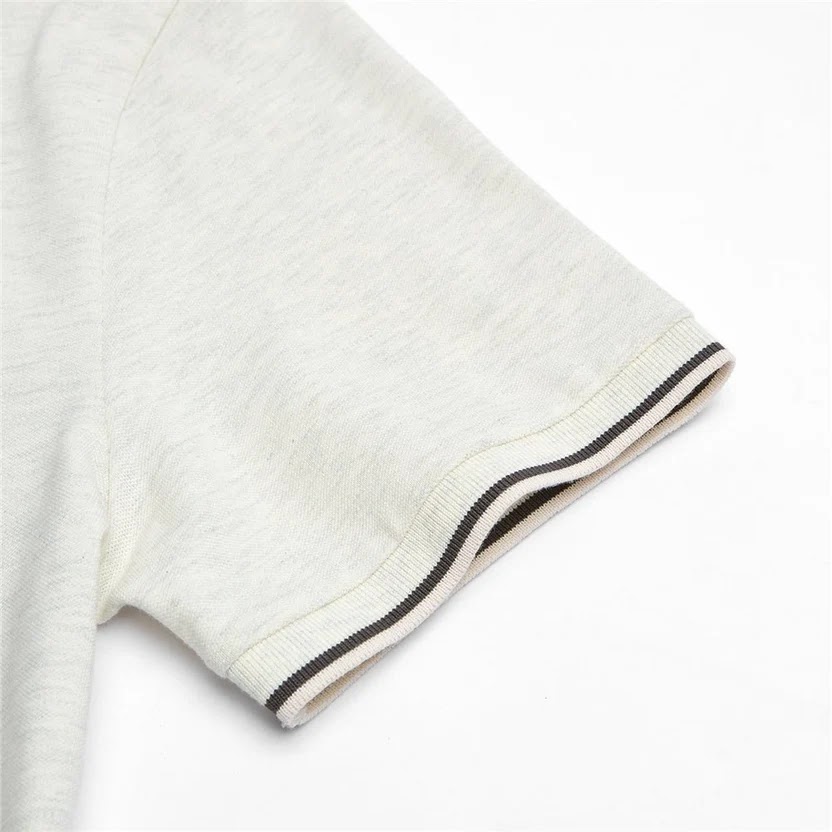 Giordano Men's Slim Pique Polo With Flat Knit Collar & Embroidery
