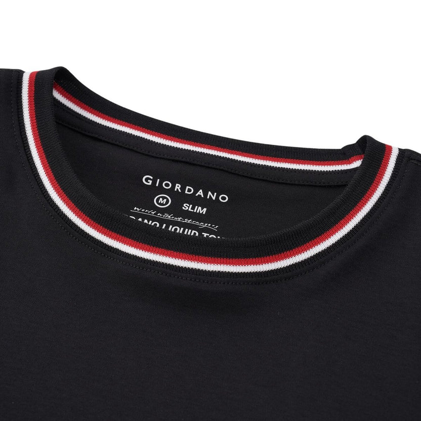 Giordano Men's Liquid Touch Slim Fit Cotton Crew Neck Tee 3 Giordano Men's Liquid Touch Slim Fit Cotton Crew Neck Tee