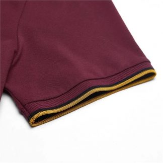 Giordano Men's Slim Pique Polo With Contrast Collar & Signature Embroidery