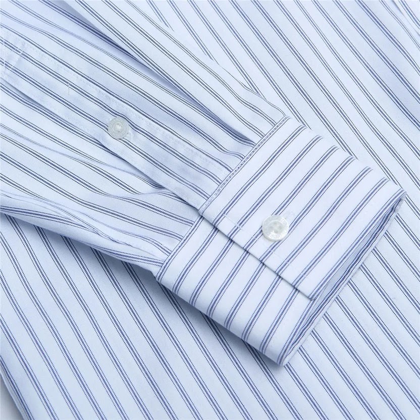 Giordano Men’s Cotton Oxford Wrinkle Free Long-Sleeve Shirt