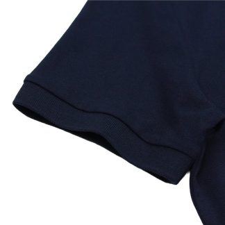 Giordano Men's Slim Solid Pique Polo With Flat Knit Collar