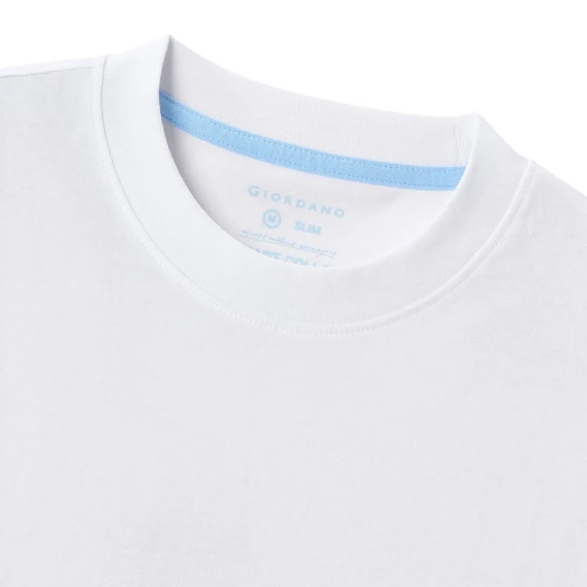 Giordano Men's Giordano Cotton Crewneck Slim Fit Tee - Short Sleeve 3 Giordano Men's Giordano Cotton Crewneck Slim Fit Tee - Short Sleeve