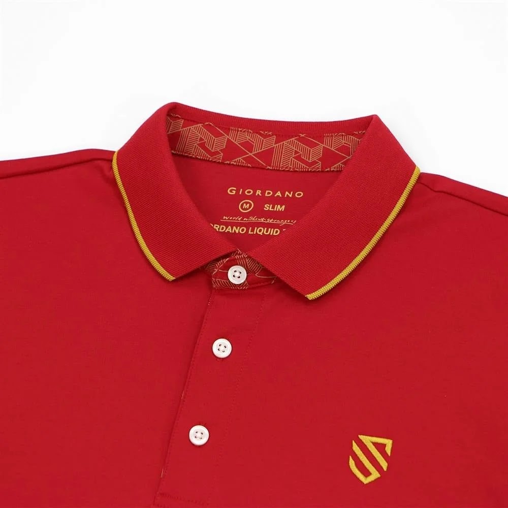 Giordano Men's Liquid Touch Badge Polo 3 Giordano Men's Liquid Touch Badge Polo