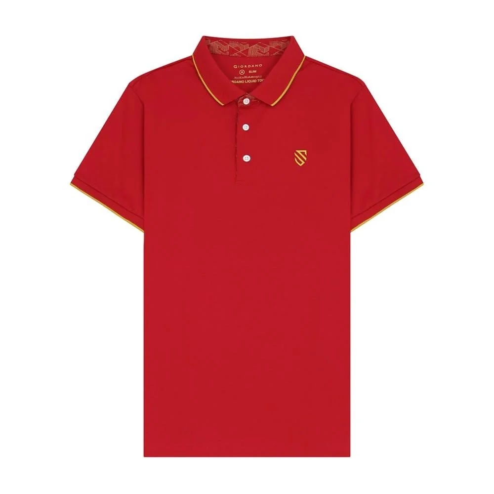 Giordano Men's Liquid Touch Badge Polo 2 Giordano Men's Liquid Touch Badge Polo